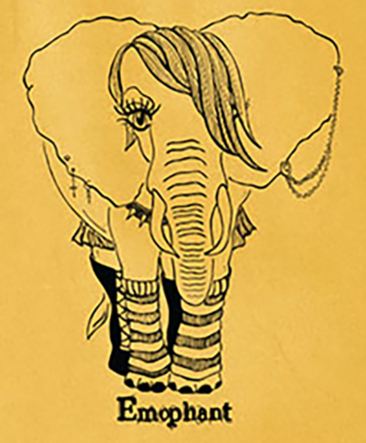 "Emophant" Canvas Tote Bag