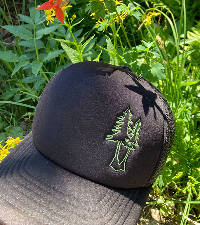 "Two Trees" Embroidered Trucker Hat