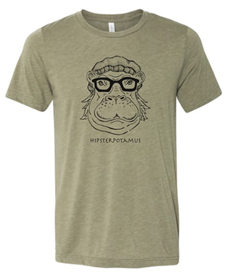 "Hipsterpotamus" Unisex T-Shirt