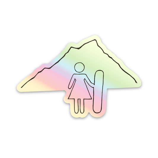 "Betty Rides" Vinyl Reflective Sticker